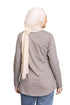 Forest Grey Printed Long - Sleeve Design 37 - Khotwh